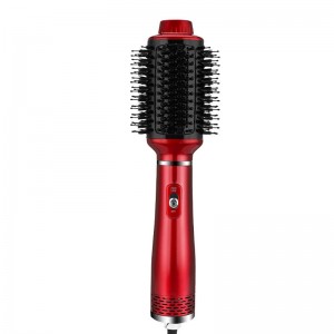Kūʻai wela Multifunctional Hot Air Brush Straight Hair Comb Electric Hair Curler 3 in 1 Hot Air Comb
