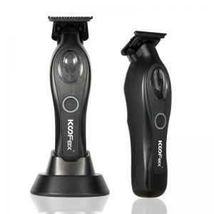 KooFex 7400RPM Large Battery Capacity Graphite T-Blade Hair Trimmer with Charging Base
