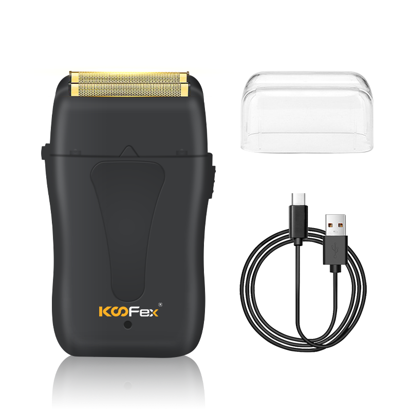 KooFex 2024 Նոր 10000 պտույտ/րոպե Կրկնակի ցանցով փայլաթիթեղի սափրիչ Բարձր արագությամբ վերալիցքավորվող սափրիչ սարք