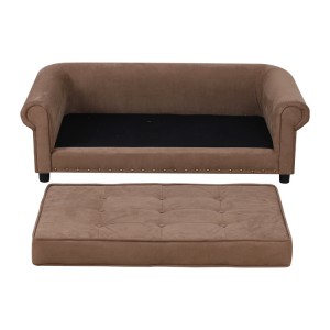 ODM Supplier China Round Sofa Christmas Comfortable Luxury Pet Sofa Pet Bed