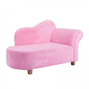 Factory wholesale Cabin Bed With Sofa - Plush pink kids sofa lounge chair girl bedroom furniture – Baby Furniture