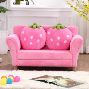Two-seater children’s sofa, cute crown shape two-seater children’s chair, high quality, odorless, waterproof, eco-friendly children’s furniture