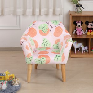 Wholesale kids chair furniture with floral printing