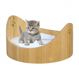 wooden pet kennel waterproof non slip bottom dog bed cat kennel