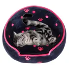 Handmade Bow Cat Bed Antistatic Plush Dog Bed Antibacterial Factory Wholesale Pet Bed