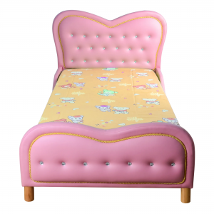Classic Style Heart-shaped children’s headboard single teen and child bed comfortable and removable installation of children’s furniture suitable for the bedroom