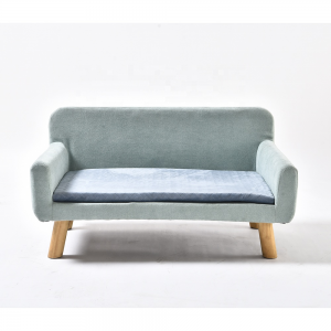 Handmade Modern simple pet sofa sponge solid leisure dog bed non-slip bottom