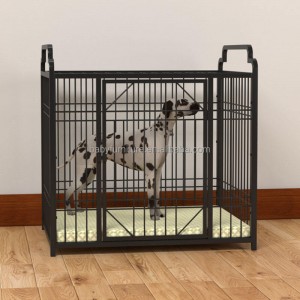 High Quality Customizable Iron Dog Cage Pet Cages Metal Kennels pet bed