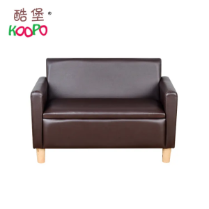 2-seater storage children’s sofa large durable leather waterproof children’s chair