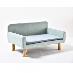 Handmade Modern simple pet sofa sponge solid leisure dog bed non-slip bottom
