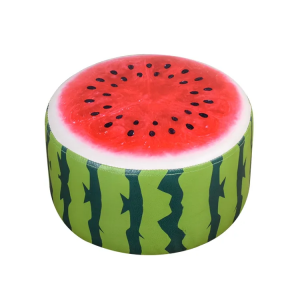 Super cute cartoon kids fruit stool and waterproof leather kids fruit footstool that is not easy to fade