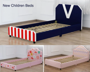 Factory custom new design modern children’s cot can be assembled into a convenient simple crib single model