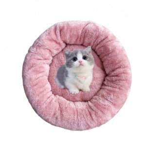 Pure Handmade Round Pet Bed Plush Pet Mat High Quality Indoor Sleeping Dog Bed