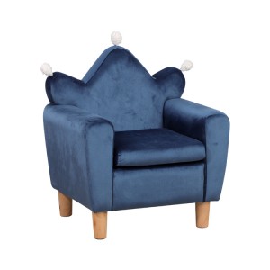 Luxury crown plush children’s sofa furniture is comfortable and firm