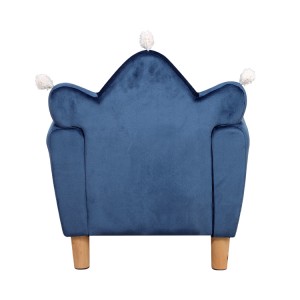 Luxury crown plush children’s sofa furniture is comfortable and firm