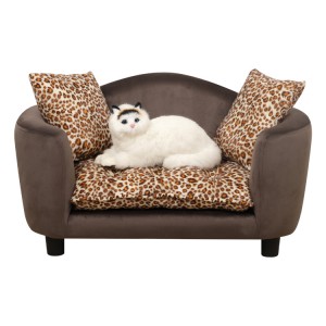 Hot sale pet sofa cushion with throw pillow removable