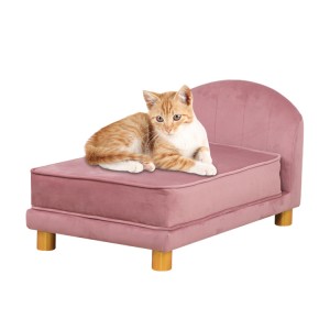 Indoor Pet Furniture Animal Products Luxury Wooden Dog Sleeping Bed