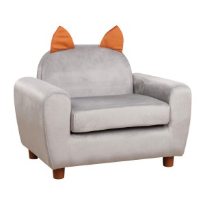 New design cute upholstered kids sofa furniture bedroom living room