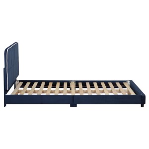 luxury minimalist kids bed headboard height-adjustable children’s bed lightweightly assembled kids furniture