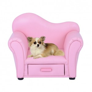 Luxury waterproof pet sofa dog bed cat sofa with drawers