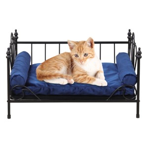 Wholesale metal frame comfortable cute luxury pet cat sofa bed