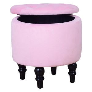kids stool pink plush warm sponge cushion stool feet removable wholesale kid sofa