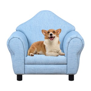 Linen scratch resistant pet furniture eco-friendly kennel comfort pet furniture