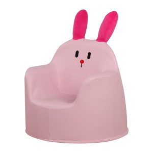 Pink sponge rabbit kids sofa