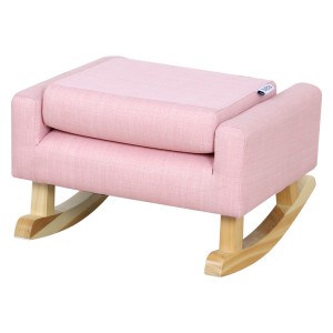 Top-rated upholstery funny pink Kids Rocking chair