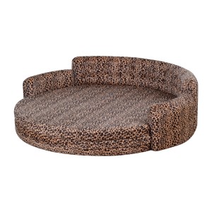 Round handmade pet furniture dog bed cheap wholesale