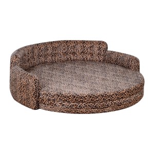 Round handmade pet furniture dog bed cheap wholesale