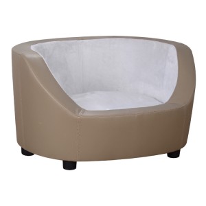 Customized luxury round shape pet dog sofa bed