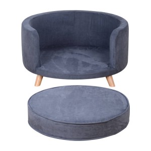 Round backed top rated dog ped pet sofa manufacture