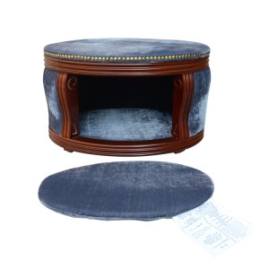 wholesale Luxury design pet sofa bed with wooden frame