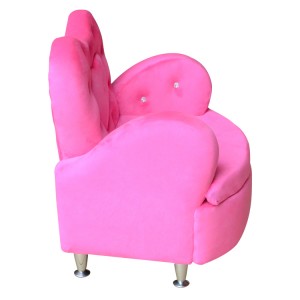 18 Years Factory China Pink Flower Pattern Double Seats Children Sofa (SXBB-287)