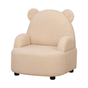 Plush cute bear kids sofa firm and comfortable bedroom living room furniture sofa