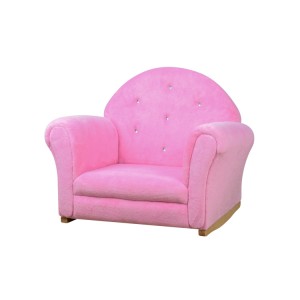 2020 High quality Kids Butterfly Chair - OEM lovely soft upholstery Kids rocker  – Baby Furniture