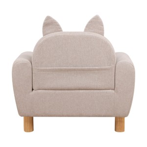 New design cute upholstered kids sofa furniture bedroom