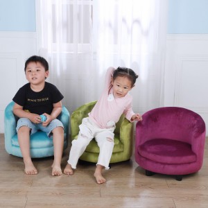 Children round-backed armchair