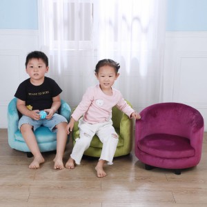 Children round-backed armchair