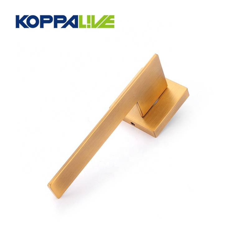 Hot selling custom furniture accessories front lever zinc alloy plated door handle