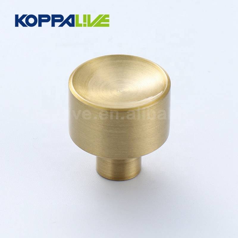 Wholesale custom single hole furniture hardware accessories cabinet gold knob