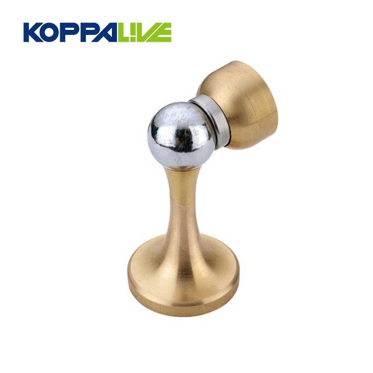 7005 Factory wholesale custom smooth brass hydraulic door dust stopper for sale