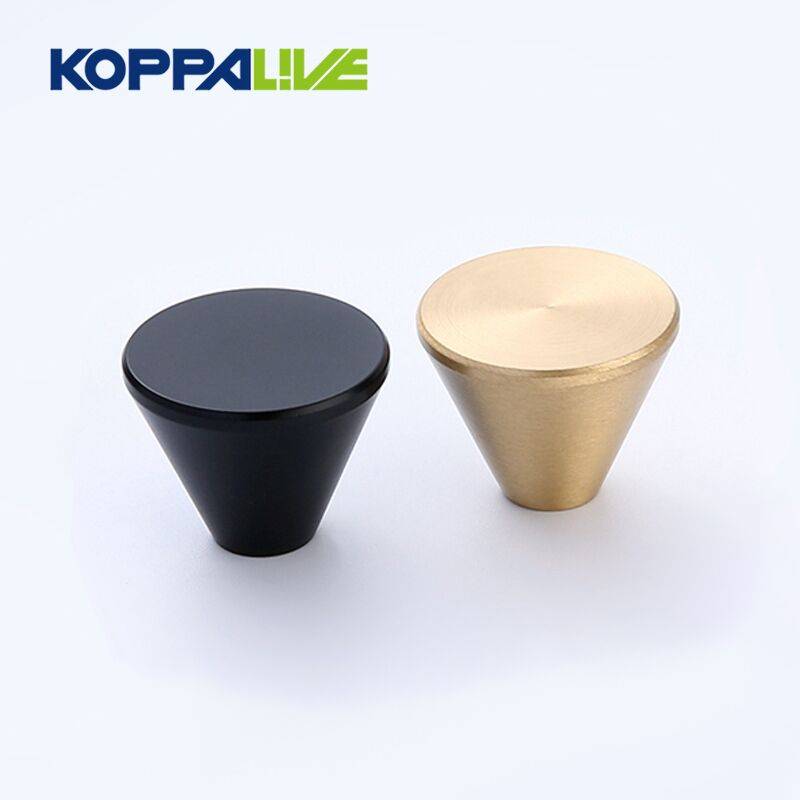 9025-China manufacture furniture brass custom electroplating cabinet pull knob