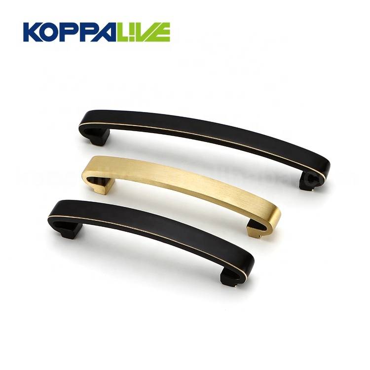 Modern exquisite hardware fittings brass door pull wardrobe accessories handles for dresser
