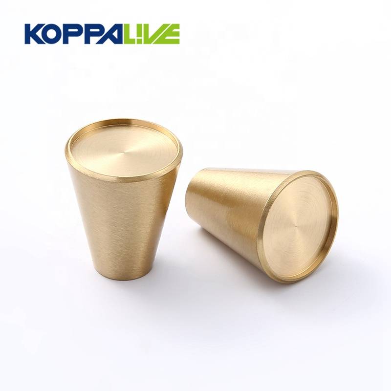 9034-Factory direct customized color supply brass kitchen cabinet hardware drawer knob