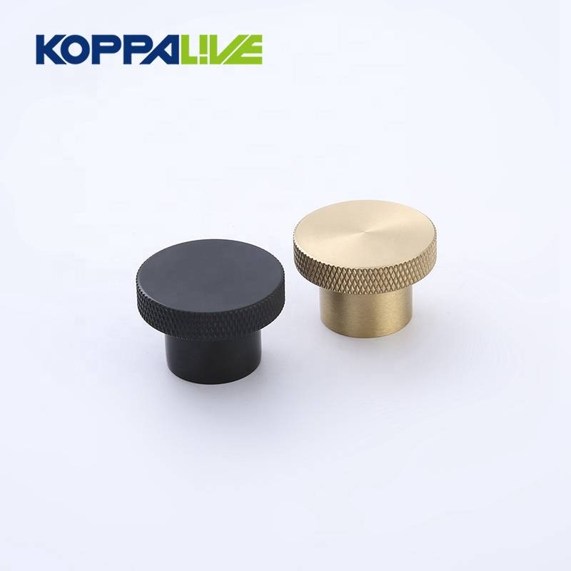 9026-S China supplier classical custom brass kitchen cabinet door handles knurled knob