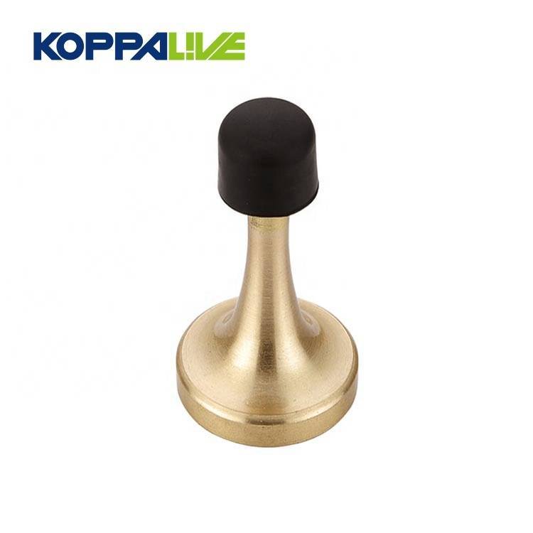 7007Modern design custom unique brass powerful magnetic metal door stopper