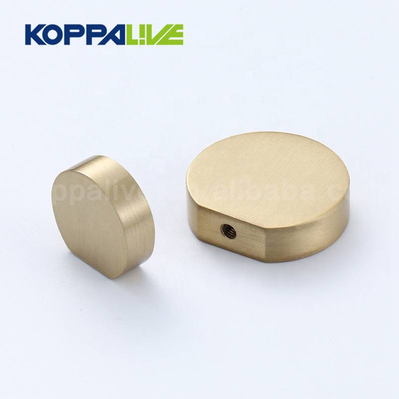 9003-New Design Furniture Hardware Round Solid Brass Cabinet Knob and Pull for Bedroom Furniture Drawer