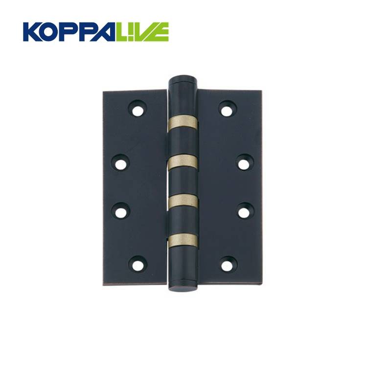 7011 Koppalive furniture hardware wholesale heavy duty folding brass plated two way cabinet wooden door hinge